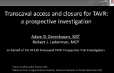 A Multicenter, Prospective Registry of Transcaval access and closure for transcatheter aortic valve replacement