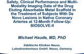 TCT 30: Safety, Clinical Performance and Multi-Modality Imaging Data of the Drug Eluting Absorbable Metal Scaffold in the Treatment of Subjects with De Novo Lesions in Native Coronary Arteries at 12-Month Follow-Up-BIOSOLVE-II