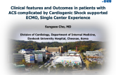 TCT 115: Clinical features and Outcomes in Patients with Acute Coronary Syndrome Complicated by Cardiogenic Shock Supported with Extracorporeal Membrane Oxygenation, Single Center Experience