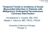 TCT 142: Temporal Trends in Incidence of Acute Myocardial Infarction in Patients with Malignancy Undergoing Percutaneous Coronary Intervention (PCI)