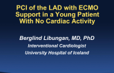 TCT 1013: PCI of the LAD With ECMO Support in a Young Patient With No Cardiac Activity