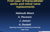 TCT 1497:First Case of Transcatheter Aortic and Mitral Valve Replacements