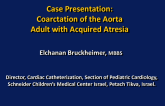Case #2: Acquired Aortic Atresia (Coarctation of the Aorta) in the Adult Patient