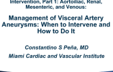 Management of Visceral Artery Aneurysms: When to Intervene and How to Do It