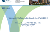 Treatment of Refractory Cardiogenic Shock With ECMO