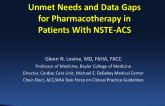 Unmet Needs and Data Gaps for Pharmacotherapy in Patients With NSTE-ACS