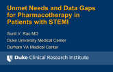 Unmet Needs and Data Gaps for Pharmacotherapy in Patients With STEMI