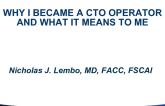 Why I Became a CTO Operator and What It Means to Me