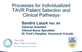 Processes for Individualized TAVR Patient Selection and Clinical Pathways