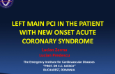 Romania Presents: Left Main PCI in the Patient With New Onset ACS