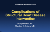 Complications of Structural Heart Disease Intervention