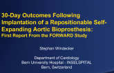 FORWARD: Multicenter, Prospective Registry Evaluating a Repositionable Self-Expanding Aortic Bioprosthesis in Patients with Severe Aortic Stenosis