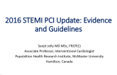 2016 STEMI PCI Update: Evidence and Guidelines