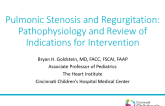Pulmonic Stenosis and Regurgitation: Pathophysiology and Review of Indications for Intervention