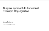 Surgical Approach to Functional Tricuspid Regurgitation