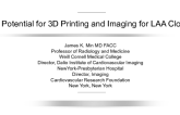 The Potential for 3D Printing and Imaging for LAA Closure