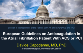 European Guidelines on Anticoagulation in the Atrial Fibrillation Patient With ACS or PCI