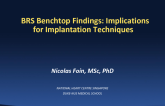 BRS Benchtop Findings: Implications for Implantation Techniques