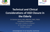 Technical and Clinical Considerations of ASD Closure in the Elderly