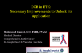 DCB in BTK Intervention: Necessary Technical and Clinical Improvements to “Unlock" the BTK Application