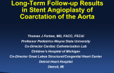 Long-term Outcomes of Coarctation Stenting