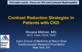 Contrast Reduction Strategies in the Patient With CKD