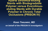 PRISON IV: A Prospective, Randomized Trial of a Bioresorbable Polymer-Based Sirolimus-Eluting Stent and a Durable Polymer-Based Everolimus-Eluting Stent in Patients With Coronary Artery Chronic Total Occlusions