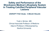 Safety and Performance of the Shockwave Medical Lithoplasty System in Treating Calcified Peripheral Vascular Lesions: 6-Month Results from the Two-Phase DISRUPT PAD Study