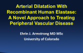 Arterial Dilatation with Recombinant Human Elastase: A Novel Approach to Treating Peripheral Vascular Disease