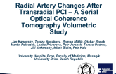 TCT 547: Radial Artery Changes After Transradial PCI – A Serial Optical Coherence Tomography Volumetric Study