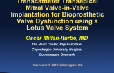 TCT 1606: Transcatheter Transapical Mitral Valve-in-Valve Implantation for Bioprosthetic Valve Dysfunction Using a Lotus Valve System