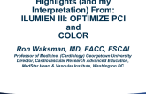 Highlights (and my Interpretations) From: ILUMIEN III: OPTIMIZE PCI and COLOR