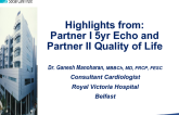 Highlights (and my Interpretations) From: PARTNER I 5-YEAR Echo and PARTNER II Quality of Life
