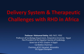 Delivery System and Therapeutic Challenges with RHD in Africa