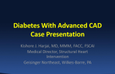 Case Presentation: Diabetes, Comorbidities, and Multivessel Disease