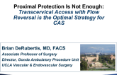 Debate: What Is the Optimal Technique for Embolic Protection During Carotid Stenting? Proximal Embolic Protection Isn't Enough – Transcervical Access With Flow Reversal Is the Ideal Strategy for CAS