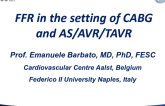 FFR in the setting of CABG and AS/AVR/TAVR