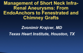 Management of Short-Neck Infra-Renal Aneursyms – From Endoanchors to Fenestrated and Chimney Grafts