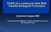 VIDEOTAPED CASE – Endovascular Repair of Juxtarenal AAA With Parallel Endograft Technique
