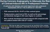 Efficacy and Safety of Coronary Sinus Aspiration During Coronary Angiography to Attenuate the Risk of Contrast-Induced AKI in Predisposed Patients
