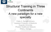 Structural Training in Three Continents: A New Paradigm for a New Specialty