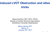 Alcohol Septal Ablation for TMVR-induced LVOT Obstruction and other tricks