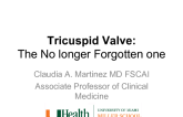 Tricuspid Valve: The No longer Forgotten one