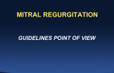 Mitral Regurgitation