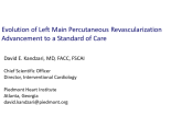 Evolution of Left Main Percutaneous Revascularization Advancement to a Standard of Care