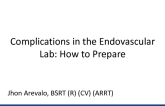 Complicatons in The Endovascular Lab: How to Prepare
