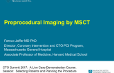 Preprocedural Imaging by MSCT