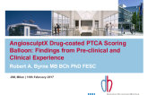 AngiosculptX Drug-coated PTCA Scoring Balloon: Findings from Pre-clinical and Clinical Experience