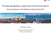 Tricuspid Regurgitation: Surgical and Interventional Options - Munich Experience with Medtronic Rings (Contour3D)