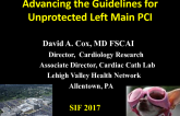 Advancing the Guidelines for Unprotected Left Main PCI